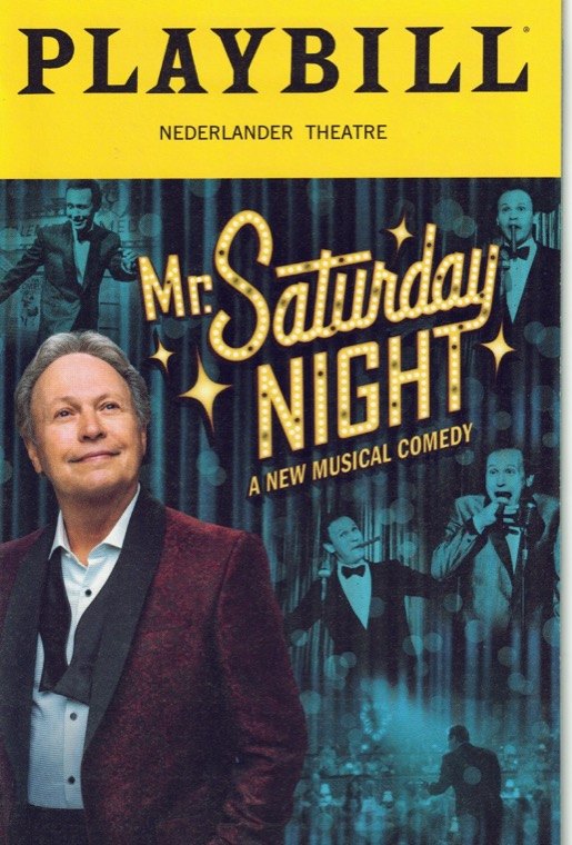 My Playbill for Mr. Saturday Night