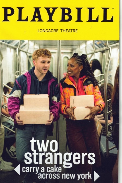 My Playbill for Two Strangers (Carry a Cake Across New York)