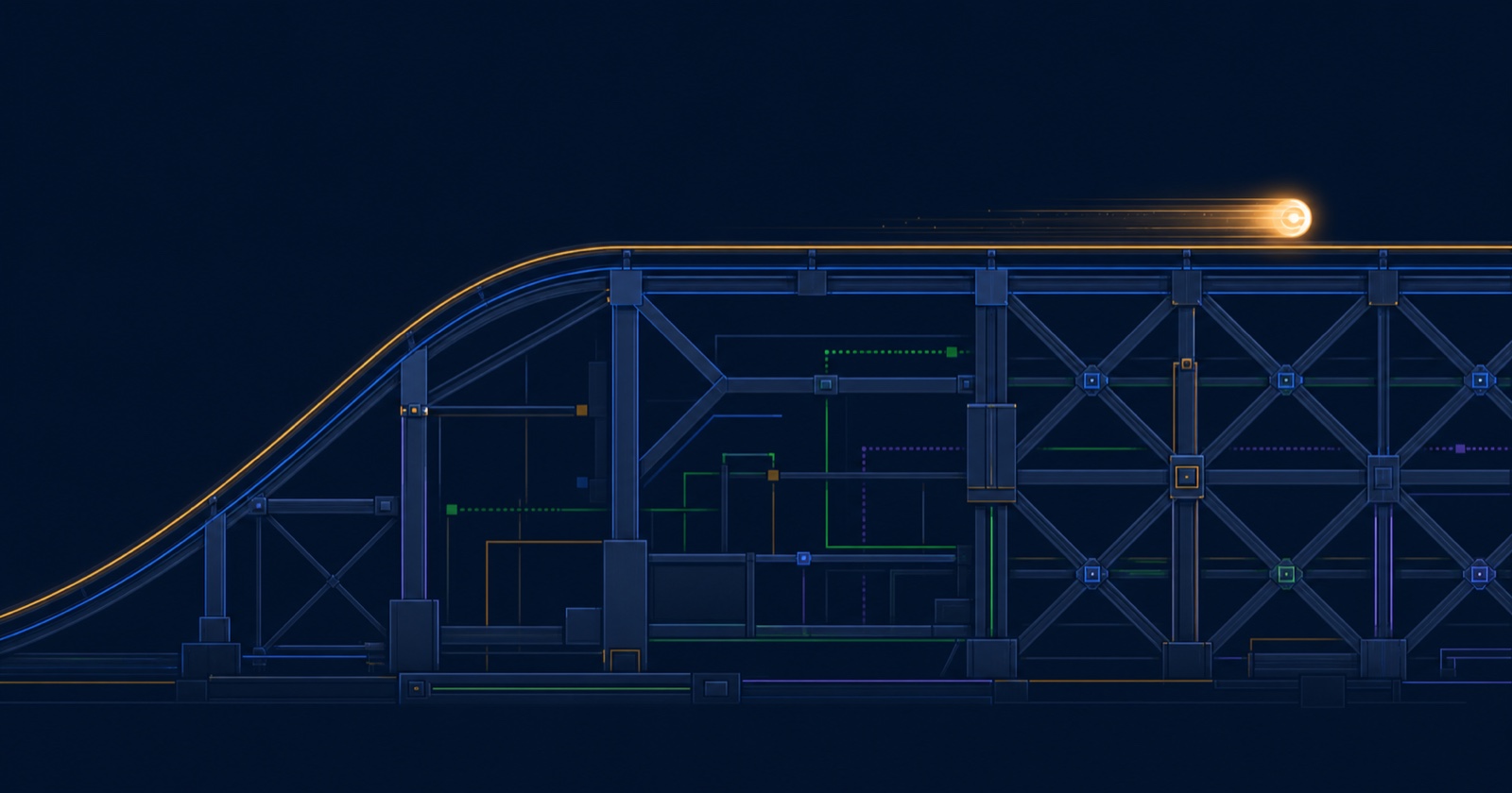 The flashy prompt races along the top. The unglamorous infrastructure underneath is what actually holds the speed up.